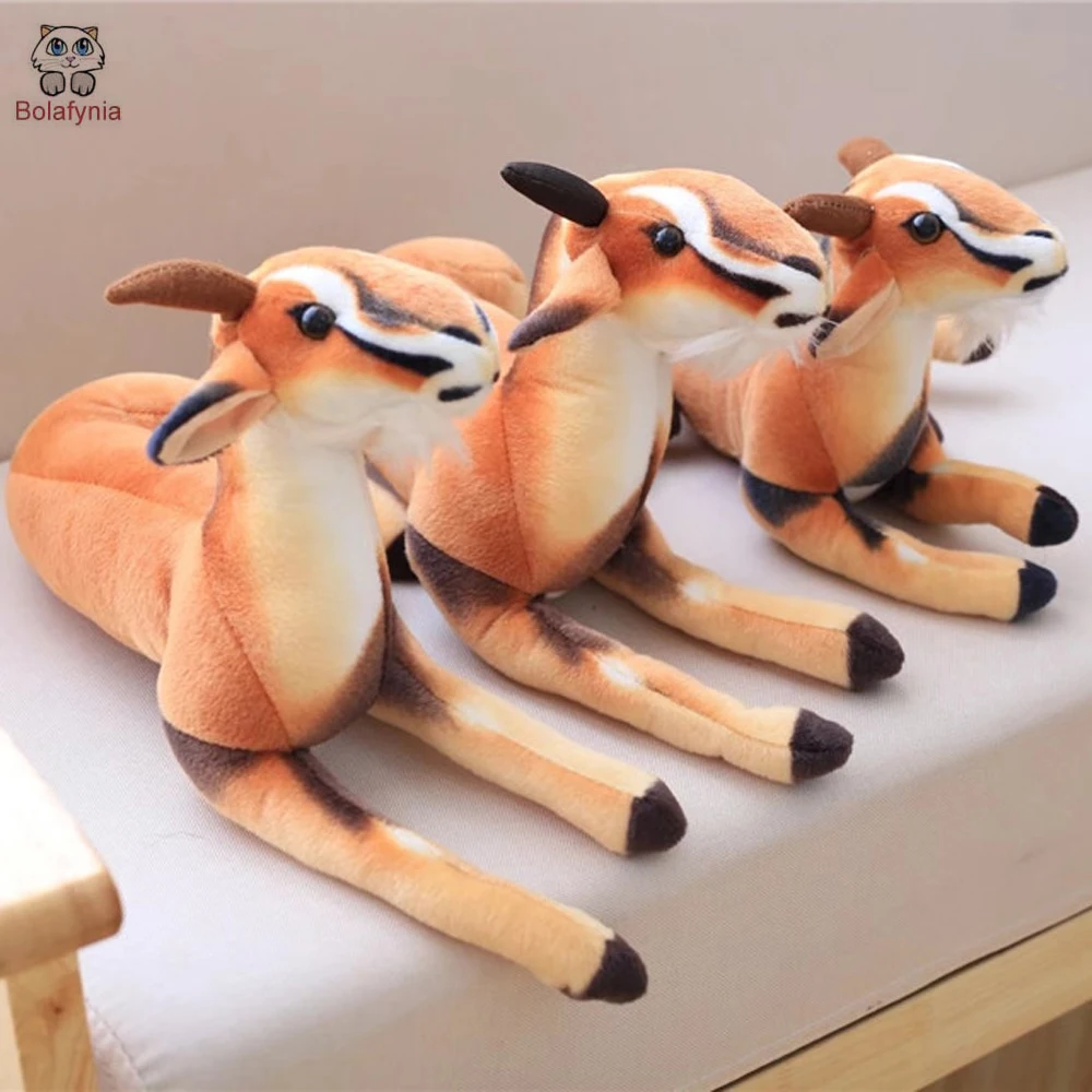 Cartoon Simulation Antelope Doll Children Plush Toy Baby Kids Stuffed For Christmas Valentine's Day Gift