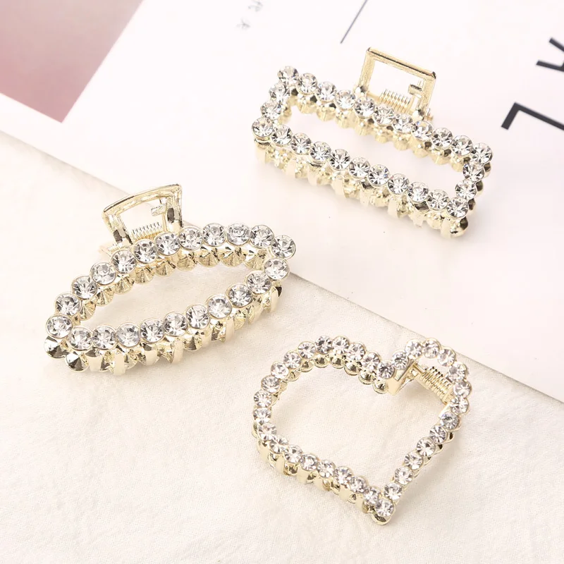 

AIKELINA NEW Fashion Women Alloy Crystal Hair Clip Wedding Hairpins Bride Barrettes For Womens Hairpins Hair Styling Tools