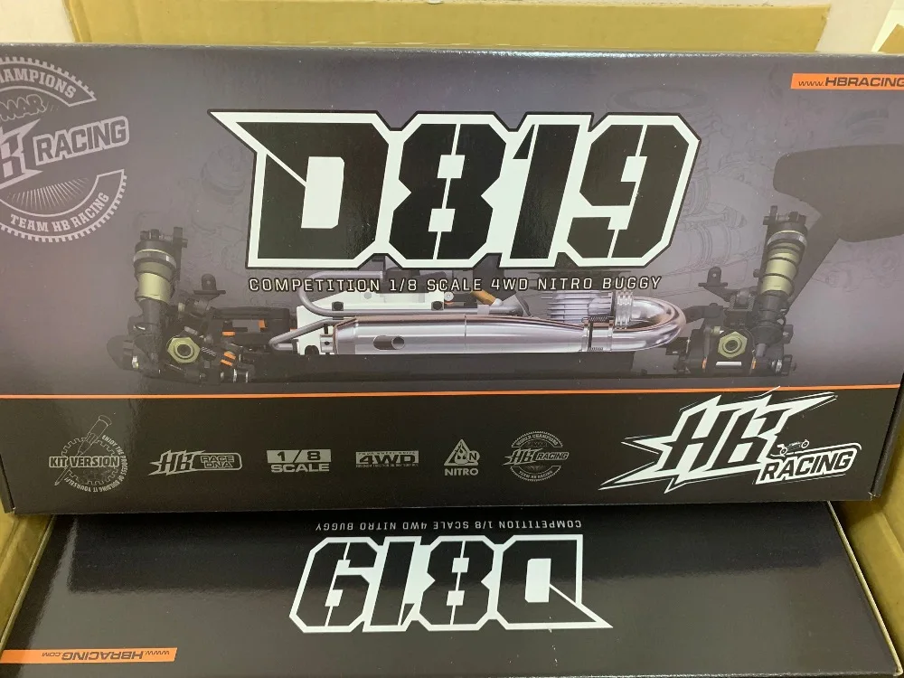 

HB RACING D819 1/8 Off-Road Nitro Buggy Kit