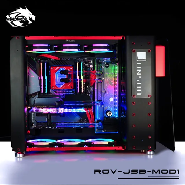 $US $553.00  BYKSKI Acrylic Board Water Channel Solution use for JONSBO MOD1 Computer Case for CPU and GPU Block