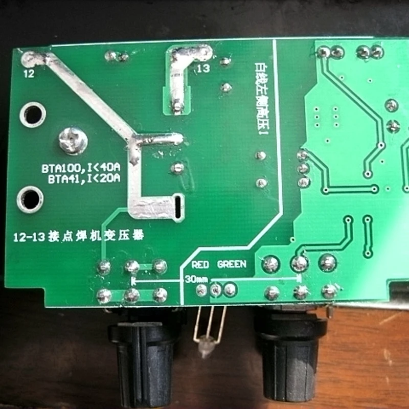 Точечная сварочная машина реле времени Плата управления трансформатор тока 100A SCR