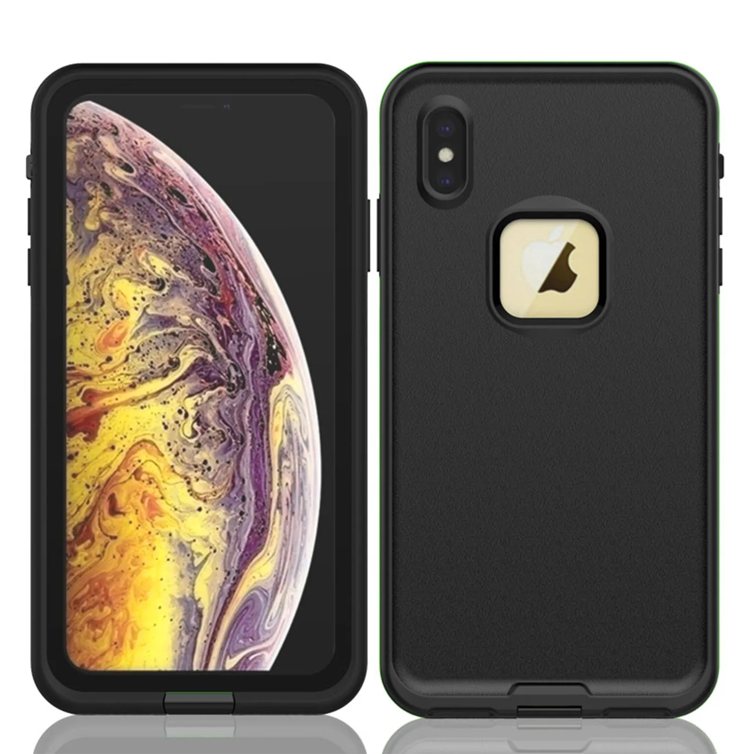 Пластиковый водонепроницаемый корпус для iPhone Xs XS MAX XR 360 градусов водонепроницаемый плавающий для бассейна, подводная видеосъемка