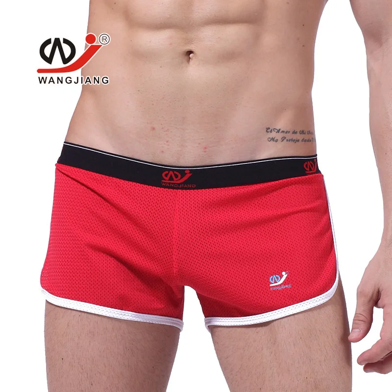 

2014 New WJ men's underwear men's quick-drying mesh shorts home shorts sleep shorts