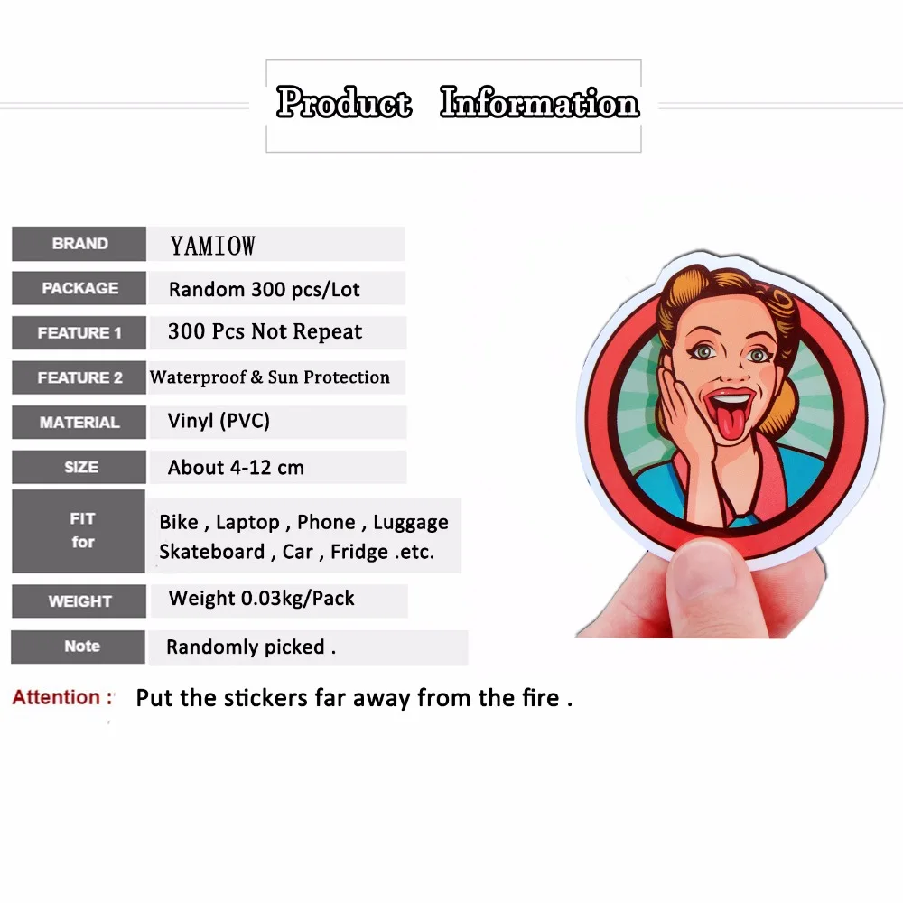 Случайный 300 шт./лот смешанный крутой ПВХ водонепроницаемый DIY стикер s для автомобиля ноутбука скейтборда мотоцикла мебельная наклейка DIY игрушка наклейка