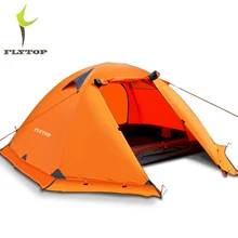 Ultralight Camping Hiking Tent 2 3 Person 4 Seasons Outdoor Recreat Tent Waterproof Double Layers Beach