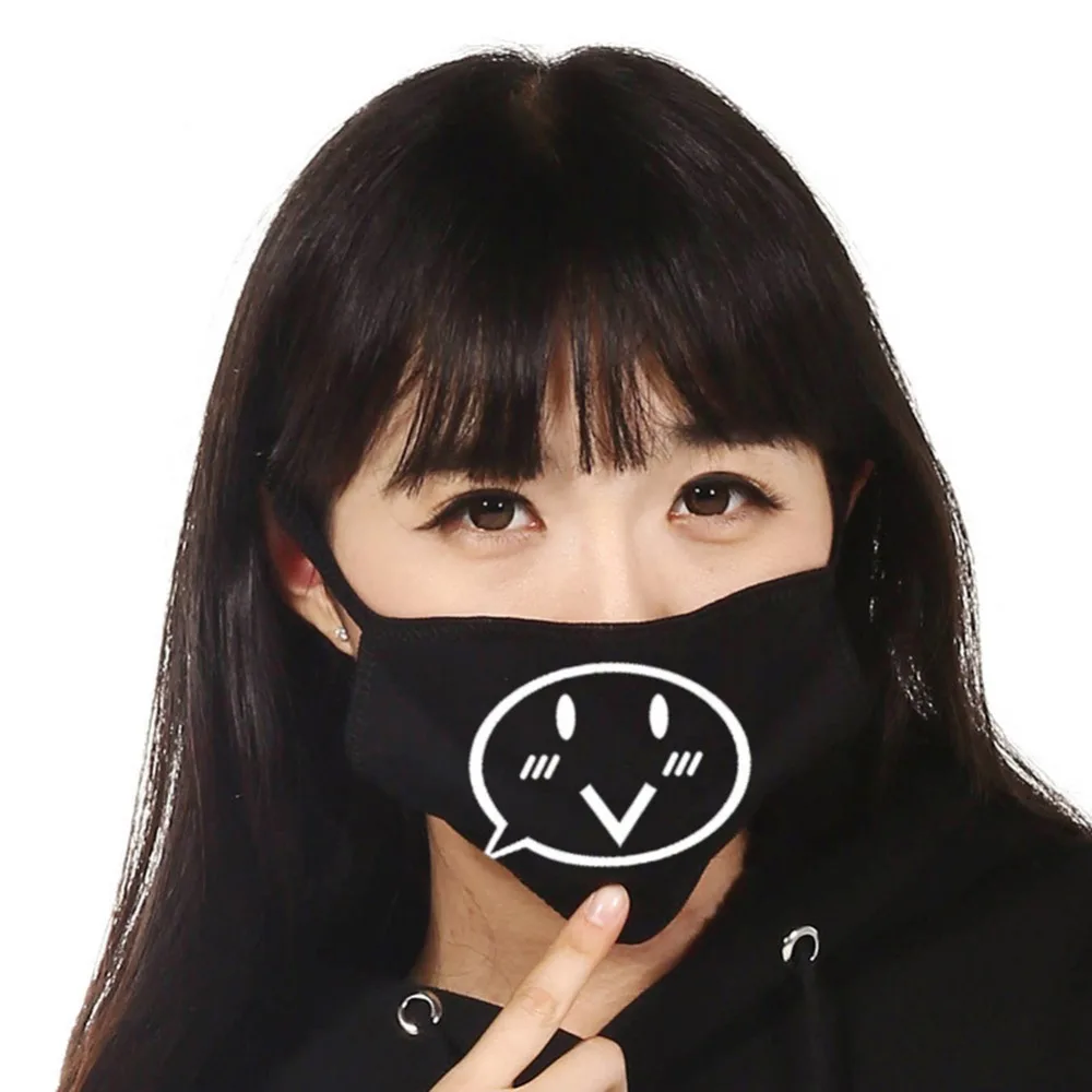 

12Kinds Hot sale Cotton Dustproof Mouth Face Mask Anime Cycling Anti-Dust Cartoon Lovely Emoji Women Men Muffle Face Mouth Masks