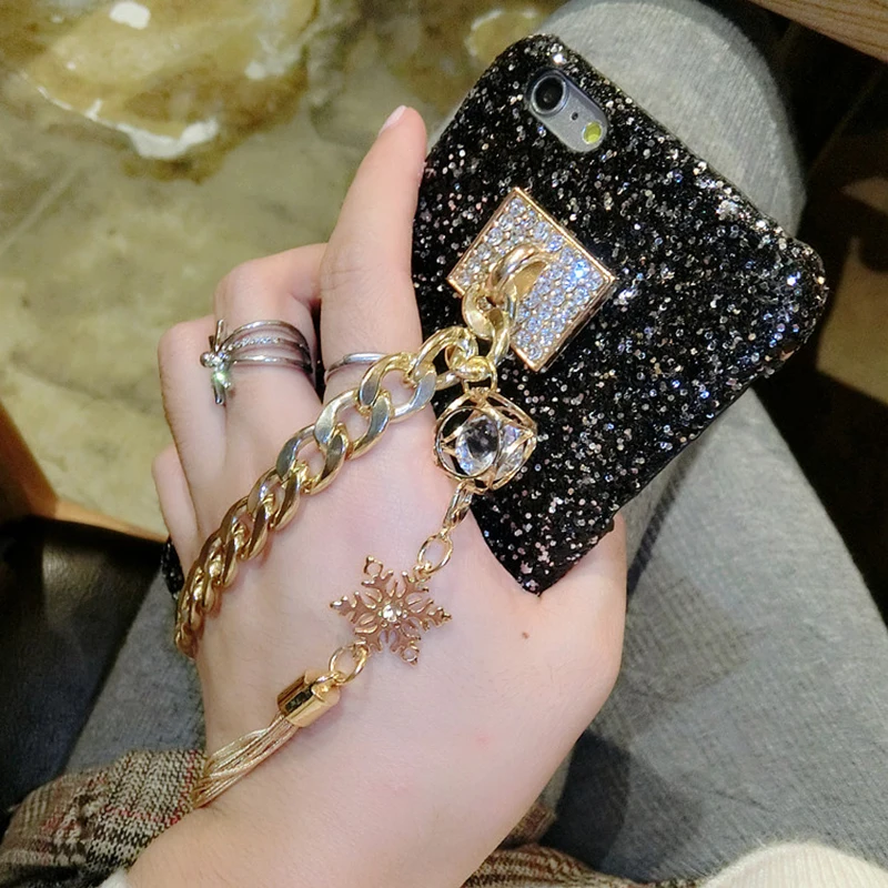 CHAOLIDA Wholesale Bling Gliter Scrub Cellphone Accessories De Celular for Iphone X 6 6s 6plus 7 7plus 8 8plus Steel Strap Cases CHAOLIDA Wholesale Bling Gliter Scrub Cellphone Accessories De Celular for Iphone X 6 6s 6plus 7 7plus 8 8plus Steel Strap Cases