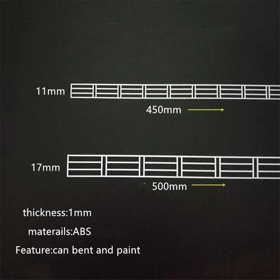 architecture model fence for ho trainlayout01