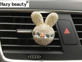 

Hazy beauty Perfumes 100 Original Diamond Rabbit Head Outlet Perfume Car Decoration Hot Solid Type Car Perfume Car Styling