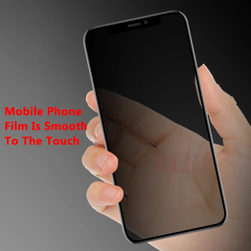 Антишпионское закаленное стекло с полным покрытием для iPhone 11 Pro XS Max X XR 9H