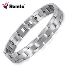 Модные мужские ювелирные изделия высокого качества 316L нержавеющая сталь содержит гематит здоровье и гигиена магнитный браслет JEWAM331