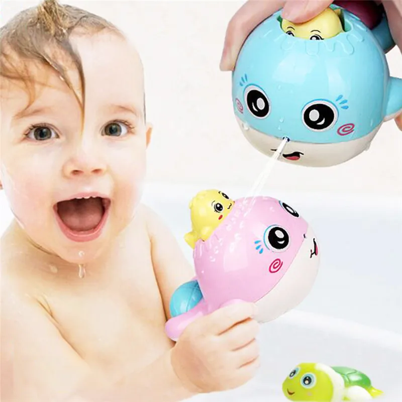 Summer Funny Baby Bath Toys Whale Water Splashing Tool Kids Shower Bathroom Toy For Children Boy Girl | Игрушки и хобби