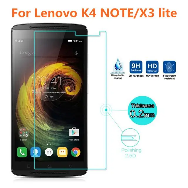 Оригинальное закаленное стекло для Lenovo K4 note защита экрана закаленная Защитная