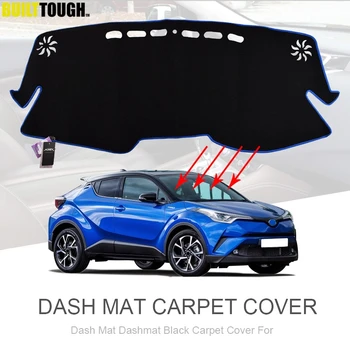 

Car Dashboard CoverMat Sun Shade Cushion Pad Interior Protector Carpet Trim Accessories For Toyota C-HR CHR 2016 2017 2018 2019