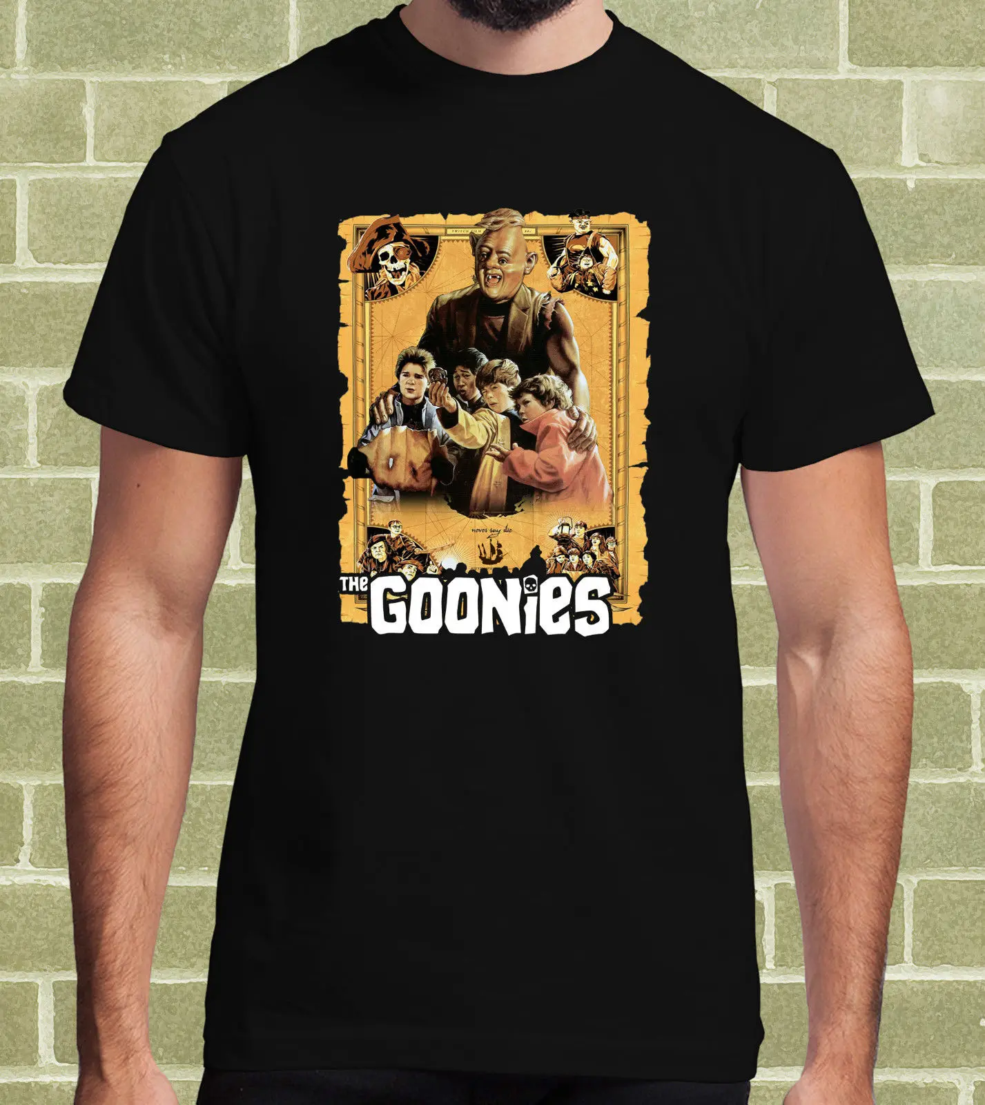 

THE GOONIES FILM CULT 1985 T-SHIRT Per Uomo E Bambino Harajuku Funny Tops Men'S Short Sleeve T Shirt Cotton