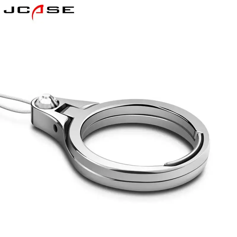 JCASE Metal Lanyard Phone Ring bracket Universal Mobile Phone Holder For Samsung Huawei Xiao mi iphone Drop Anti-lost Bracket JCASE Metal Lanyard Phone Ring bracket Universal Mobile Phone Holder For Samsung Huawei Xiao mi iphone Drop Anti-lost Bracket