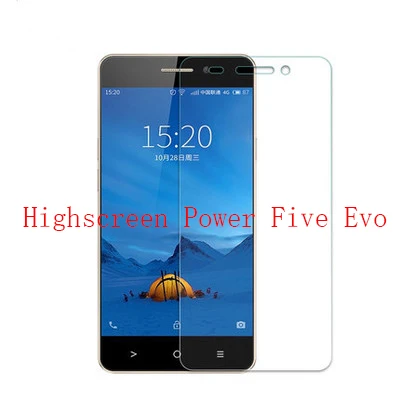 

2PCS Screen protector tempered glass For Highscreen Power Five Evo Tempered Glass Film for Highscreen Power Five Evo