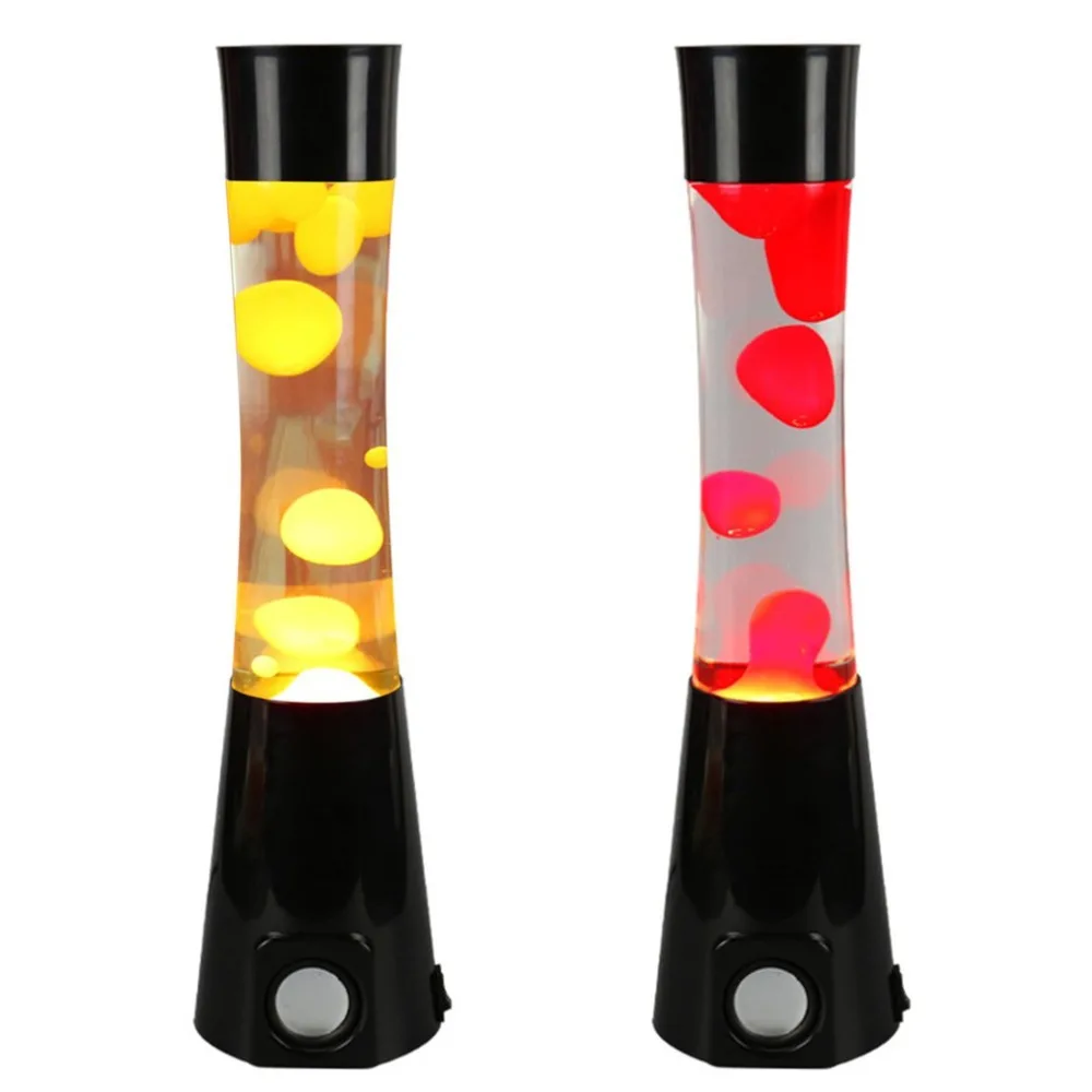 

220V Creative Lava Lamp Wax Volcano Night Light Metal Base Jellyfish Nightlight Glare Incandescent Lava Lighting Lamp Home Decor