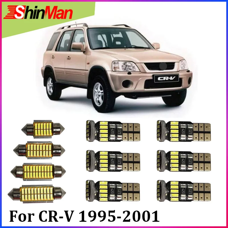 Us 14 5 Shinman 6x Error Free Led Car Light Interior Light Led Interior Light Kit For Honda Crv Cr V Reading Light 1995 2001 Accessories In Signal