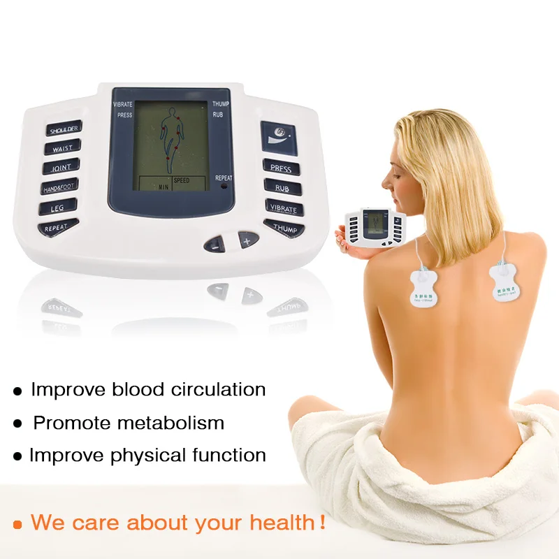 New Digital Electric Stimulator Muscle Massager Body Slimming Acupuncture Therapy Massage Muscle Relax Electrotherapy Fat burner New Digital Electric Stimulator Muscle Massager Body Slimming Acupuncture Therapy Massage Muscle Relax Electrotherapy Fat burner