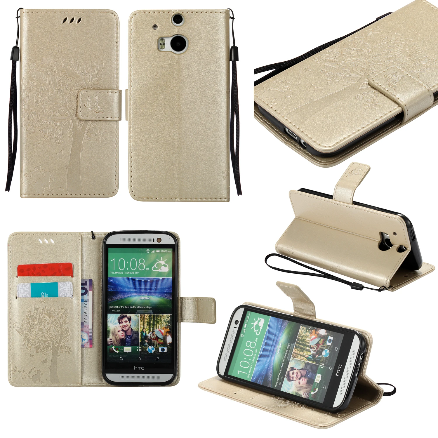 for Cases Luxury Flip phone Holster Cases Verizon for HTC One M9 m 9