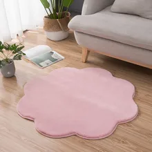 New Creative Floral Pattern Placemats Polyester Flannel Door Mats Carpets Small Rugs Home Living Room Decor Hallway Rugs