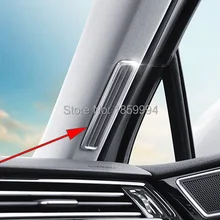 Для VW Passat B8 sedan/Alltrack/Variant переднее окно A Средний воздушный выход крышка рамка наклейка матовая