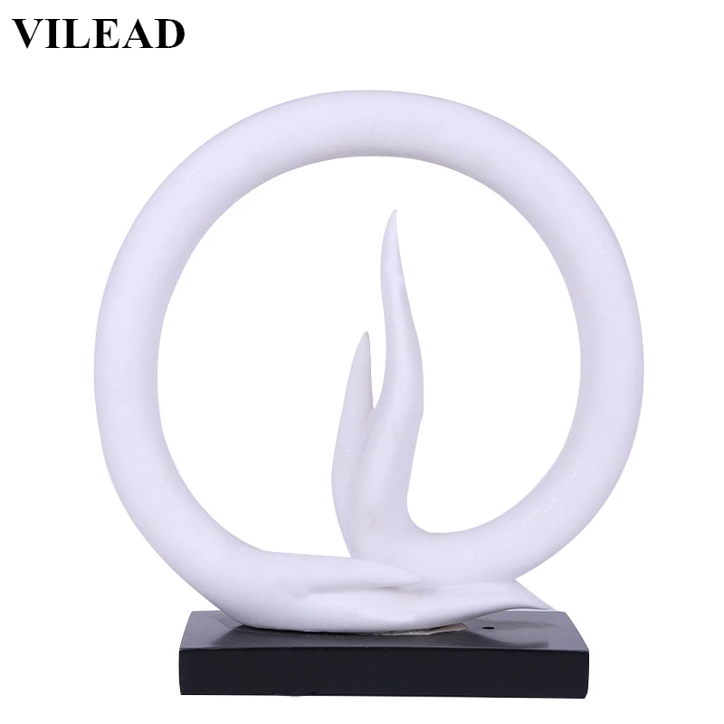 

VILEAD 12.6'' Sandstone Abstract Buddha Hand Figurine Creative Hand Statues Fengshui Miniatures Vintage Home Office Decor Gift