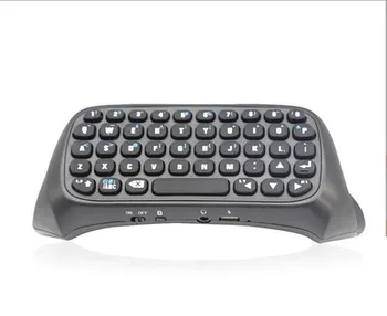 

3.5mm Plug Black Mini Wireless Chatpad Message Keyboard for PS4 Controller