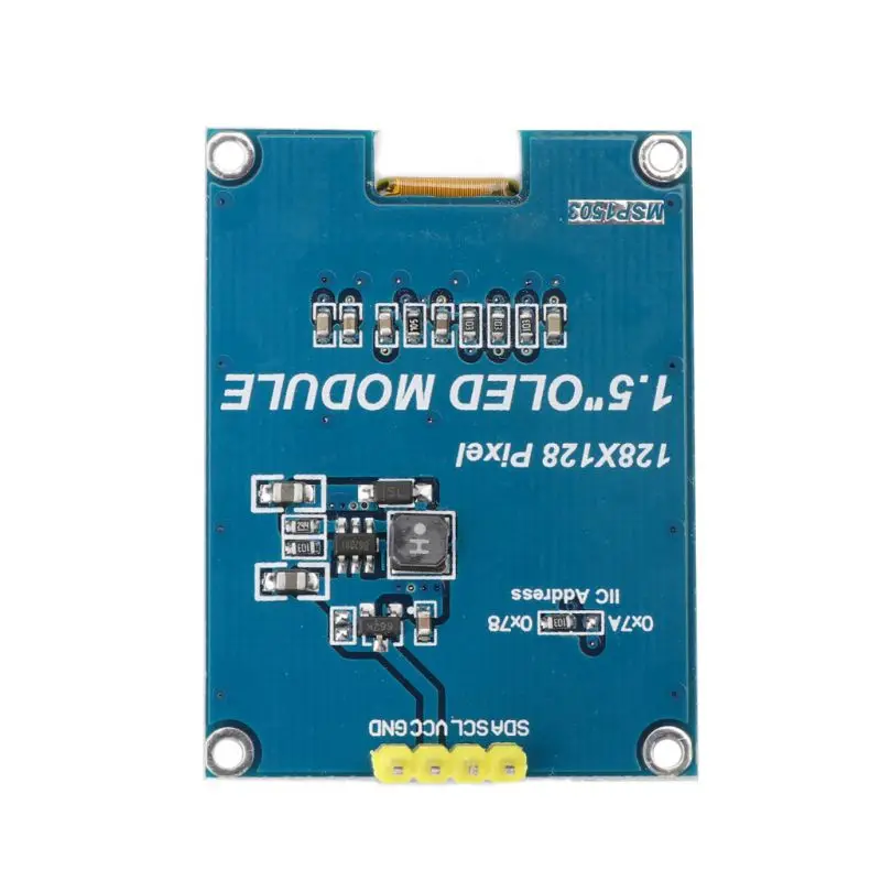 ЖК модуль OLED для Raspberry Pi STM32 1 5 дюйма 128x128 с драйвером IC SSD1327|Детали ультразвукового
