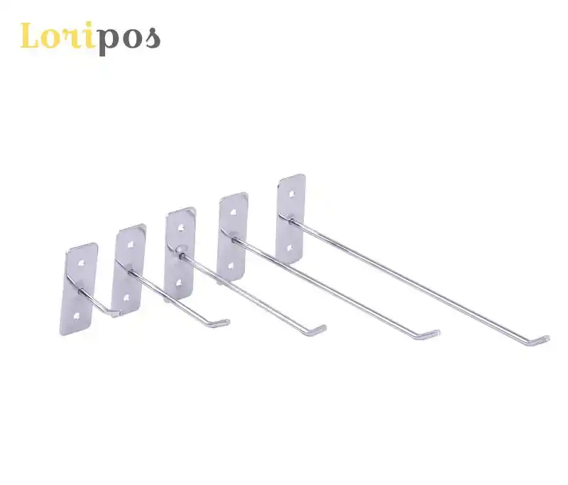 Slot Wall Shelf U Brackets Shelf Hook Hanger Tube Bar Metal Hook Shelf