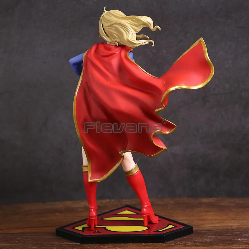 Статуя Bishoujo Supergirl возвращает фигуру из ПВХ Коллекционная модель игрушка|Игровые