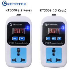 -50 ~ 110C цифровой термостат AC В 220-110 в цифровой регулятор температуры переключатель выход KT3008 KT3009