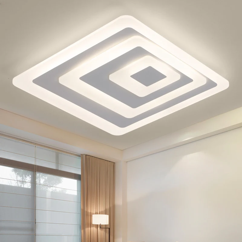 

Simplicity Acrylic Modern LED Ceiling Lights fixtures New Arrival plafonnier Ultra-thin Ceiling Lamp For Dining Room living room