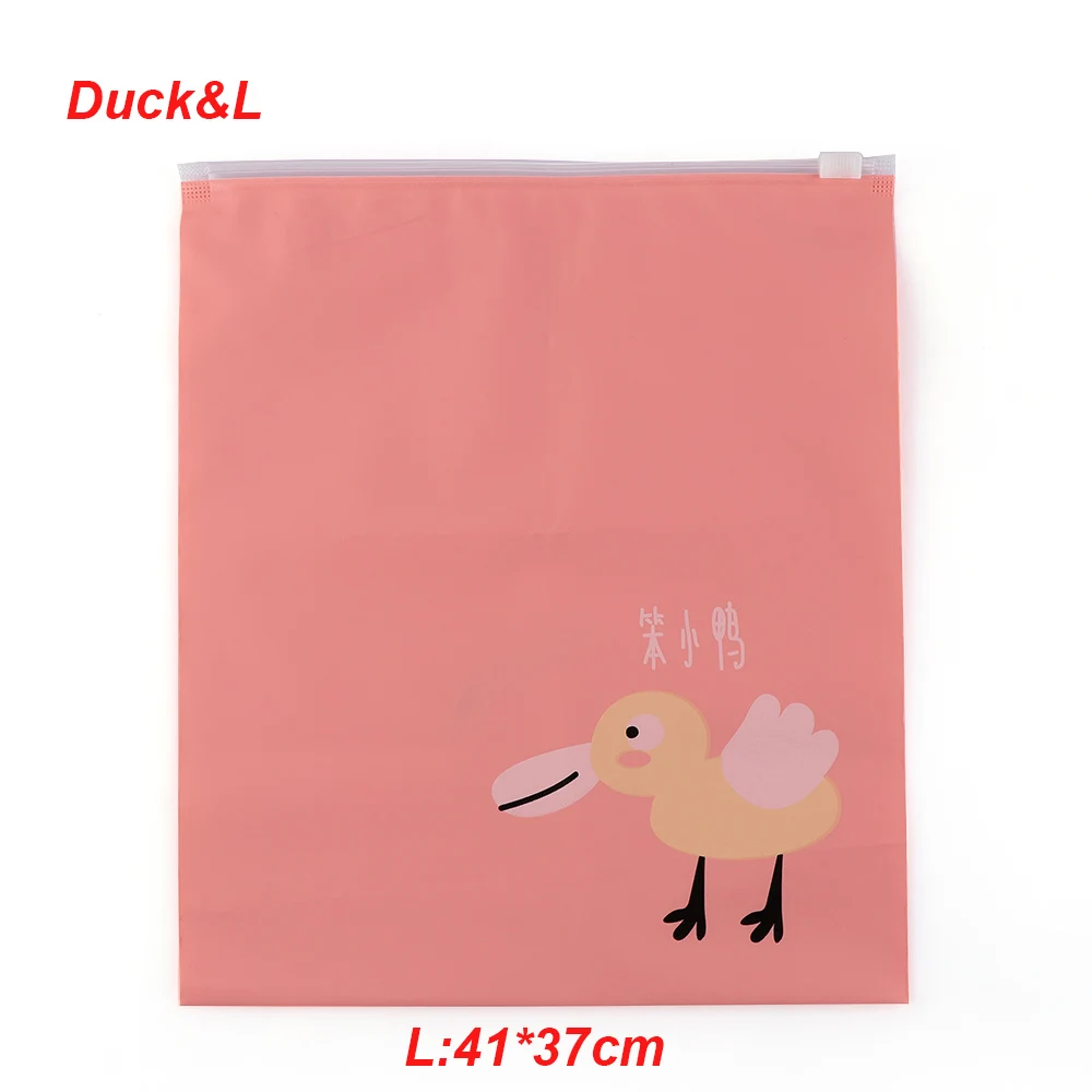 Новая дорожная сумка Портативная сумка для хранения Прекрасные животные принт водонепроницаемая обувь шкаф для одежды Нижнее белье сумка для хранения - Цвет: Duck L