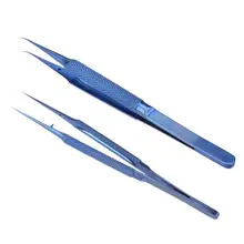 Профессиональный телефон микроскоп инструмент для ремонта титанового сплава 0,15 мм Край точный отпечаток пальца Fly Line Picker прямой/Изогнутый пинцет