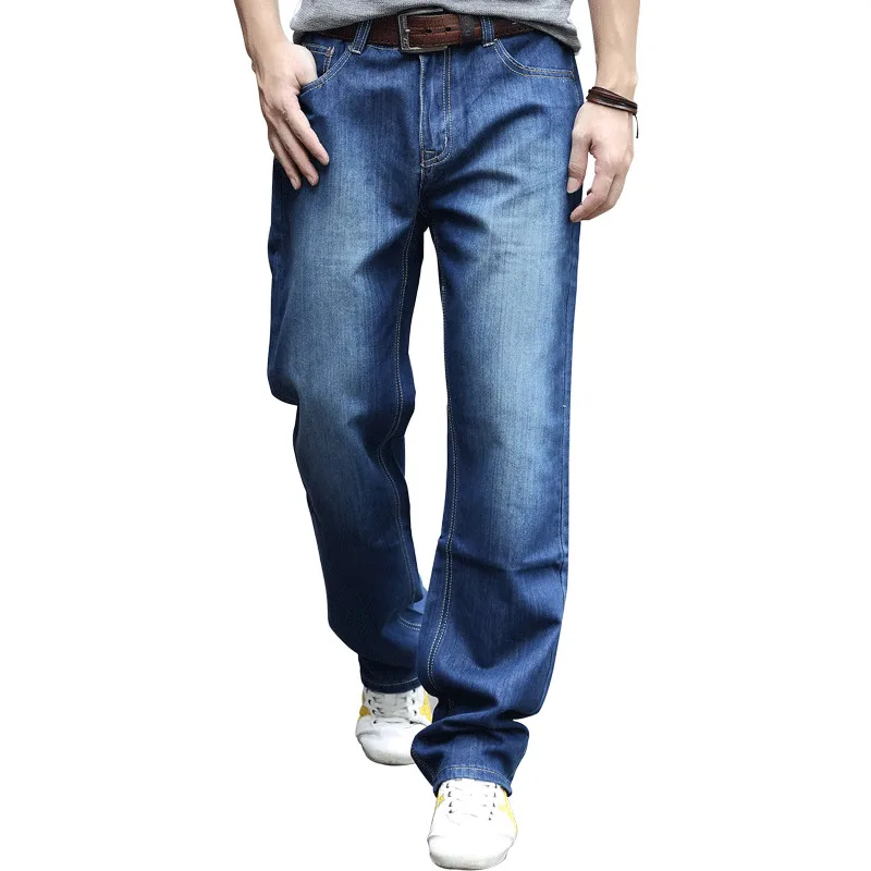 Hot New Large Size Jeans Fashion Loose Hip Hop Casual Men Jeans Wide
