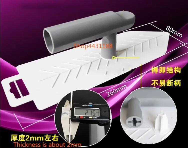 Mixed 5pcs/lot ABS material blade plaster trowel construction concrete spatula tool for Diatom mud/ fiber cement /caulk coating