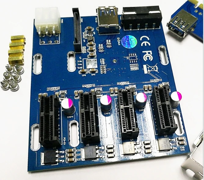 OEM PCI USB expansión pcba placa PCI a 4 + 1conversión de adaptador USB añadir en tarjetas pcba tableros OEM PCI USB expansión pcba placa PCI a 4 + 1conversión de adaptador USB añadir en tarjetas pcba tableros