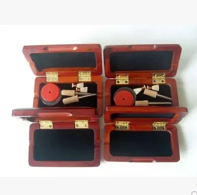 

2016 Chinese folk instruments Monopoly box free shipping mahogany suona whistle / suona reed box / box suona Accessories