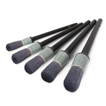 

Auto Detailing Brush Set Premium Boar Hair Cleaning Engine, Wheel, Dashboard, Interior,Air Vents-Towel and Foam Cleaning Pads