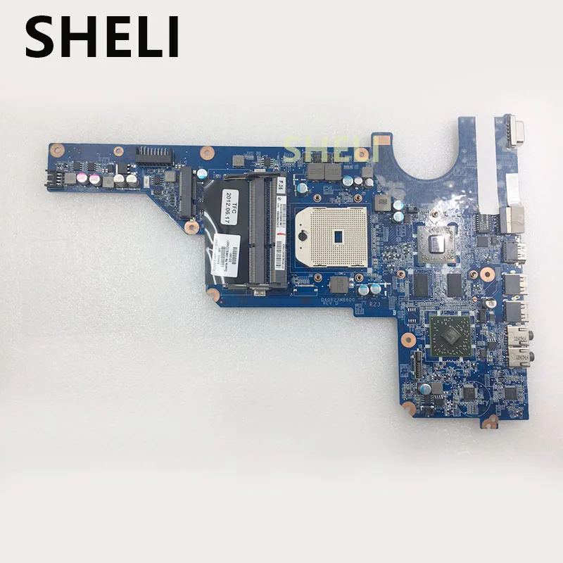 

SHELI FOR HP 649949-001 DA0R23MB6D0 Socket FS1 Main board fit Pavilion G4 G6 G7 series laptop motherboard
