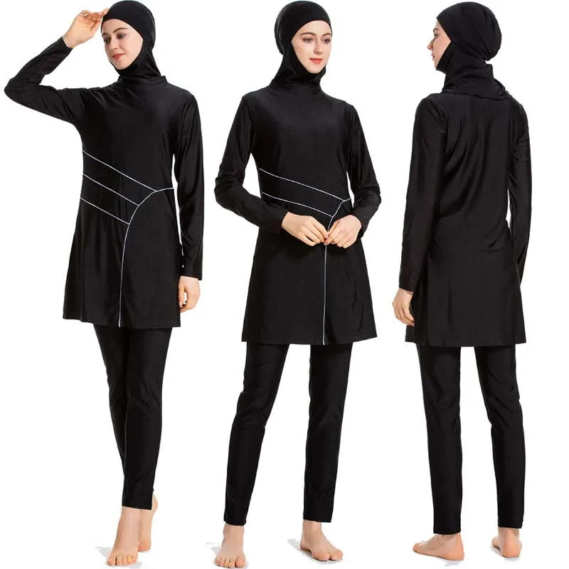 Мусульманский купальник BAILUNMA Burkinis скромная одежда мусульманская для плавания