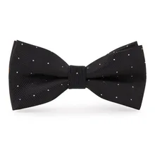 В Горошек Бабочки в горошек мужской женский смокинг общие вечерние галстуки Бабочка Жаккард галстук-бабочка 19 цветов, 200 шт