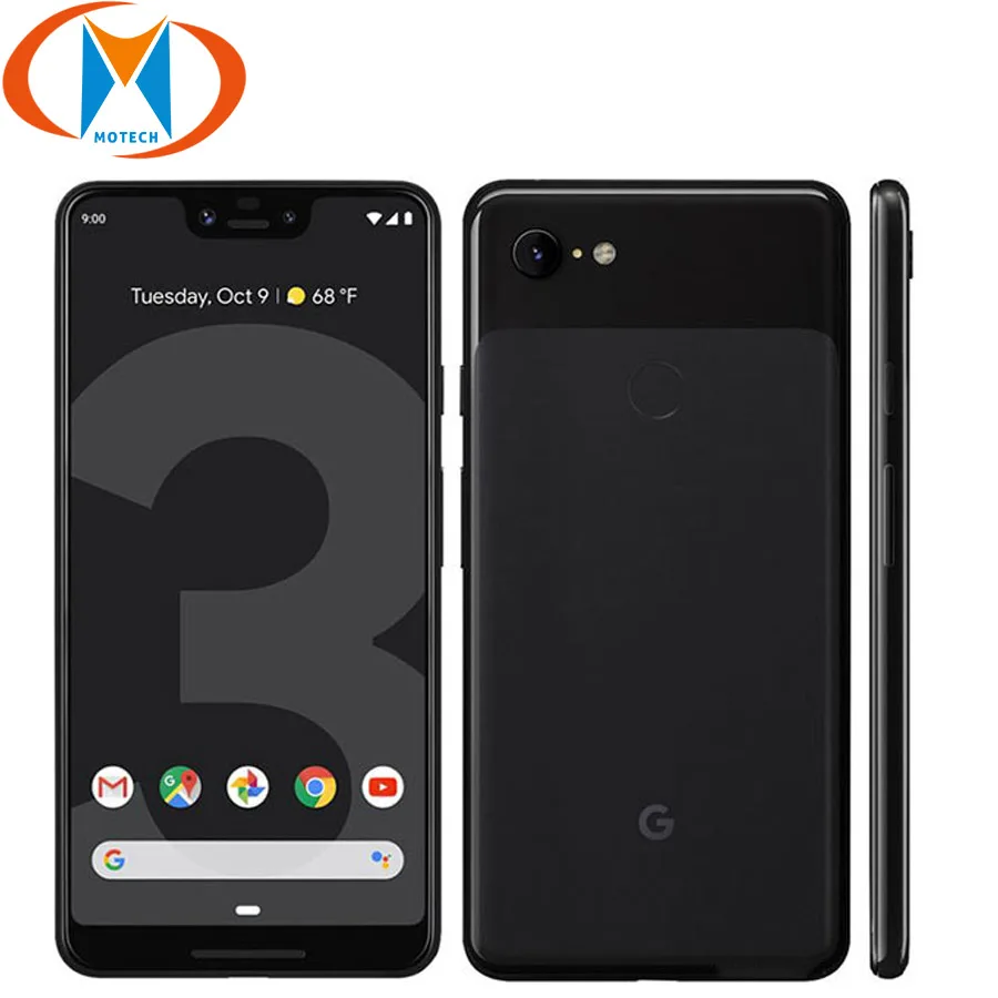 

Google Pixel 3 XL New Original Mobile Phone 6.3" Snapdragon 845 4GB RAM 64GB ROM Android 9.0 NFC Fingerprint Smartphone