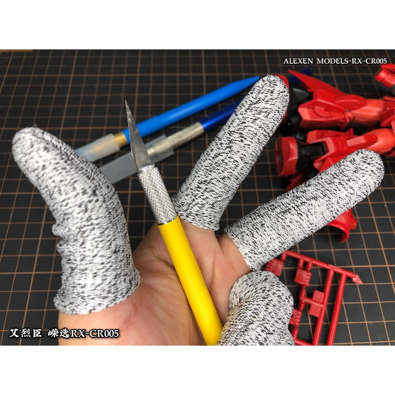 Model Gundum Assembly Upgrade FINGERSTALL PROTECTION Anti-cutting Finger End Protective Sleeve Model Hobby Tools Accessory