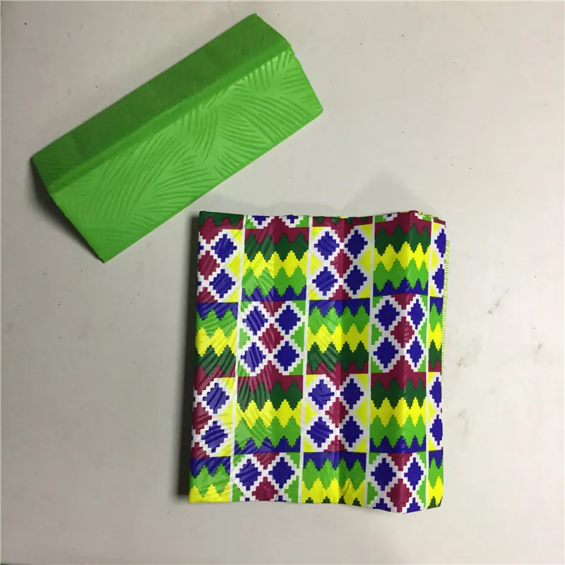 Нигерийская Анкара ткань Полиэстер Гана кэнте воск Африканский Китенге печать восковая ткань для ткани в 2+ 2 ярдов для одежды-J5 - Цвет: 12