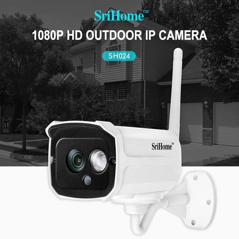 

1080p Hd Night Vision Mini Camera Outdoor Waterproof Camera Plug &play Door Home Security Monitoring System SH024