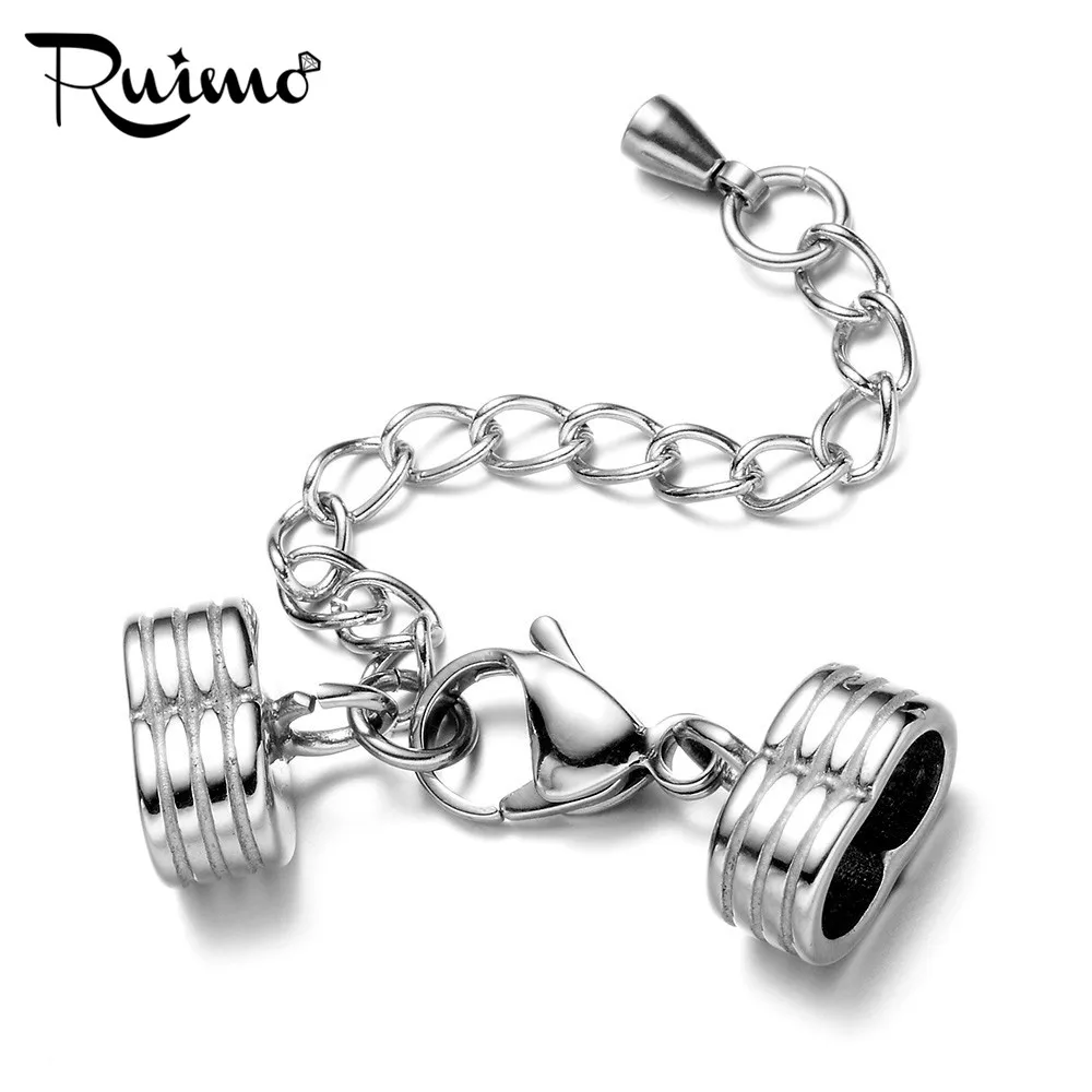 Застежка карабин с цепочкой удлинителем 6 мм|lobster clasp|stainless steel connectorlobster clasp with chain |