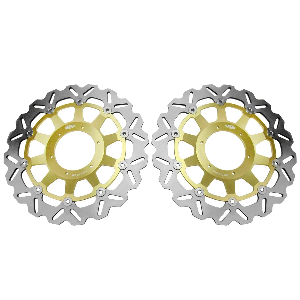 Stainless Steel Front Brake Disc Disk Rotors for Honda CBR954RR 2002-2003 & CBR929RR 2000-2001 Pair Motorcycle Spare Parts